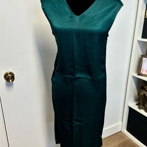 United Colors Of Benetton Dark Green Midi Dress